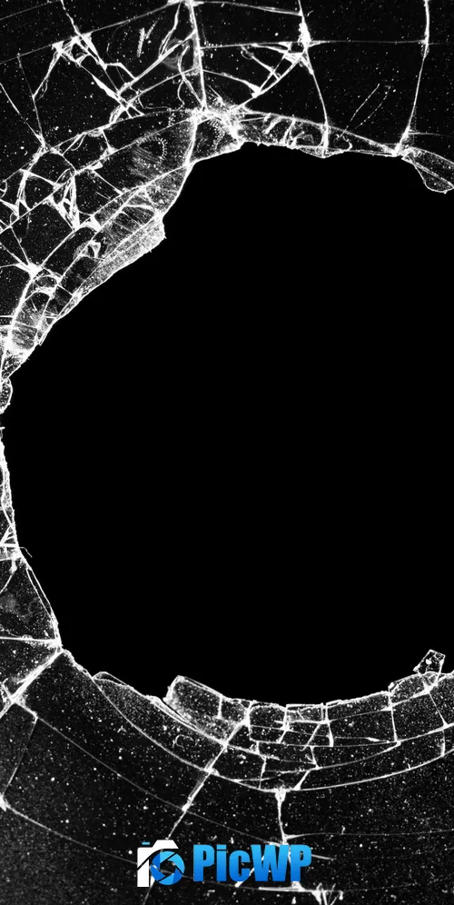 Cracked screen 3K Mobile Wallpaper