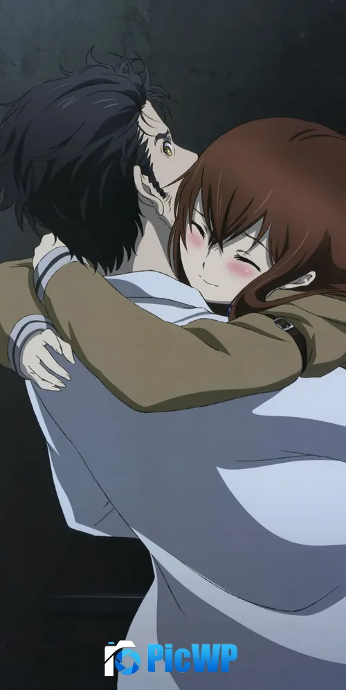 Rintaro Okabe Kurisu Makise 3K Mobile Wallpaper