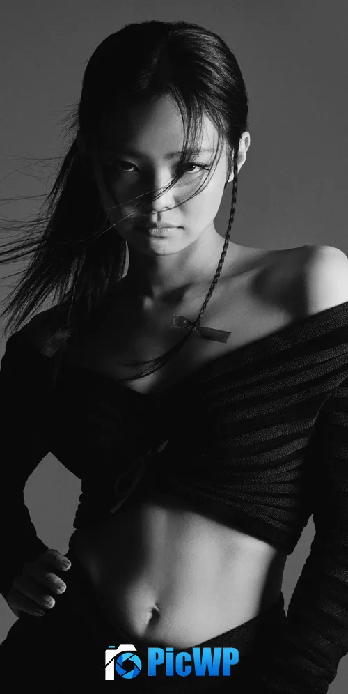 Jennie Dark aesthetic 3K Mobile Wallpaper