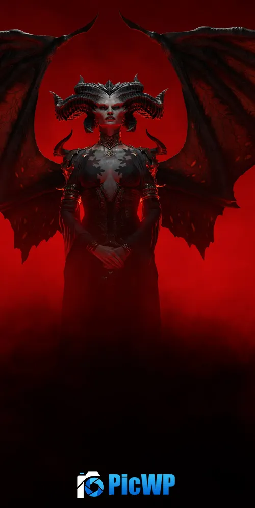 Lilith Diablo 4 3K Mobile Wallpaper