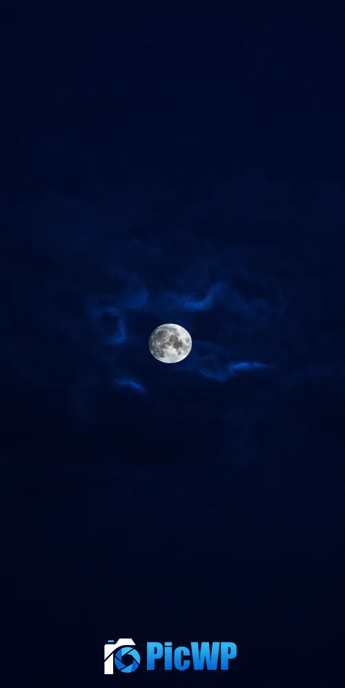 Moon Night 3K Mobile Wallpaper