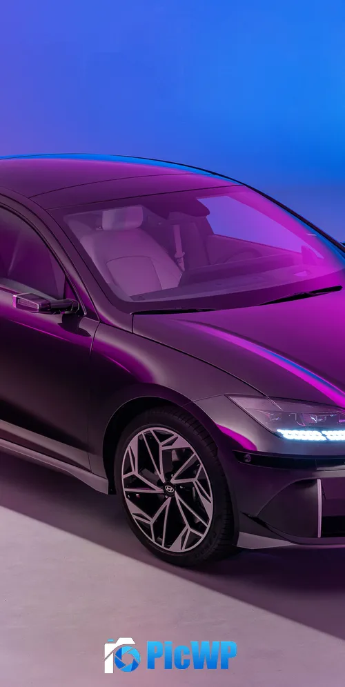 Hyundai IONIQ 6 Electric Sedan 3K Mobile Wallpaper