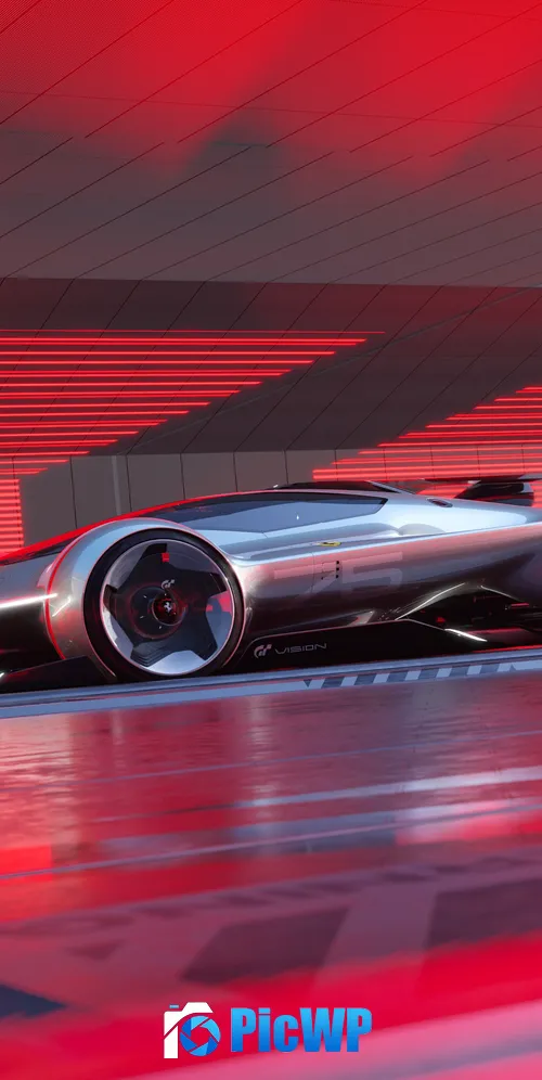 Ferrari Vision Gran Turismo Hybrid race cars 3K Mobile Wallpaper