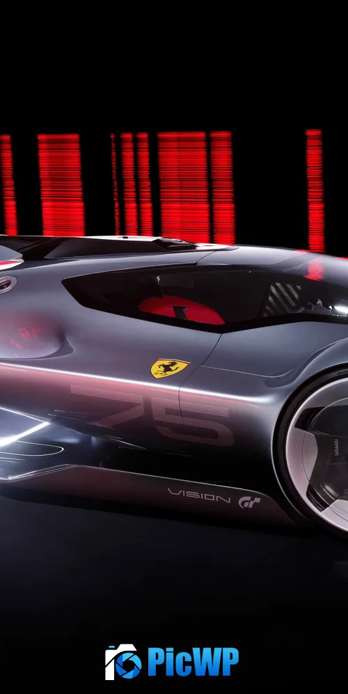 Ferrari Vision Gran Turismo Concept cars 3K Mobile Wallpaper