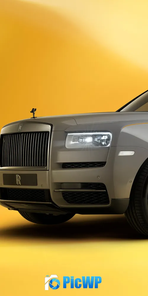Rolls-Royce Cullinan Tempest Grey 3K Mobile Wallpaper