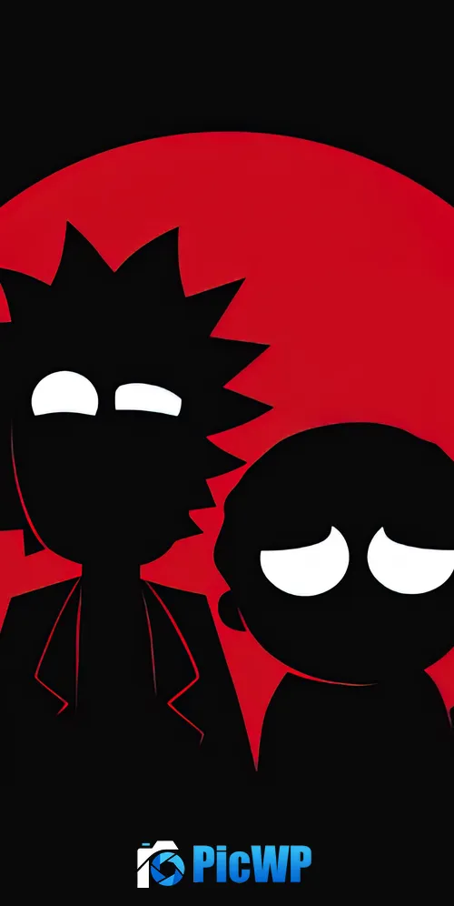 Rick and Morty AMOLED 3K Mobile Wallpaper