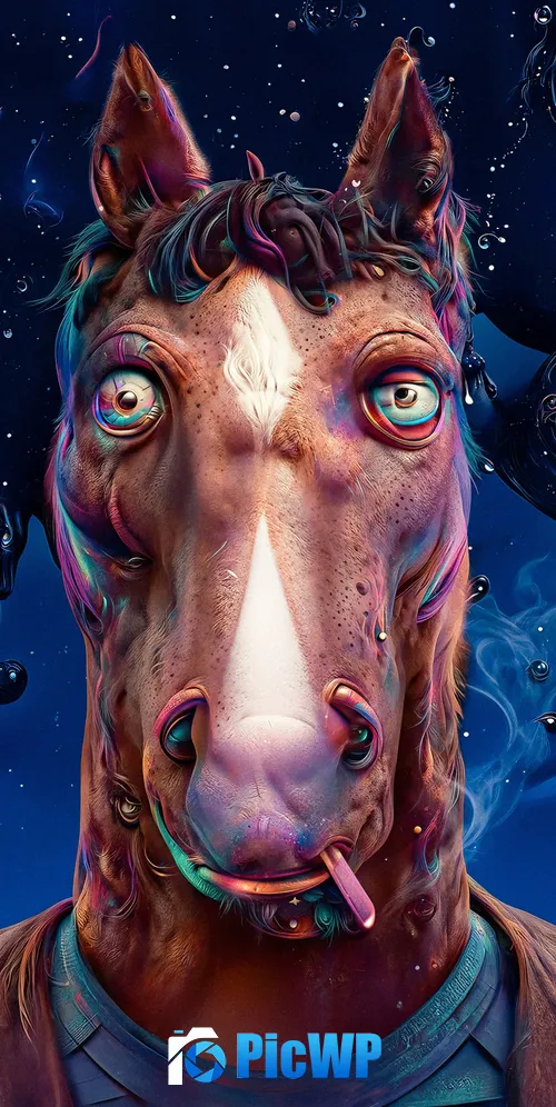 BoJack Horseman Humanoid Horse 3K Mobile Wallpaper