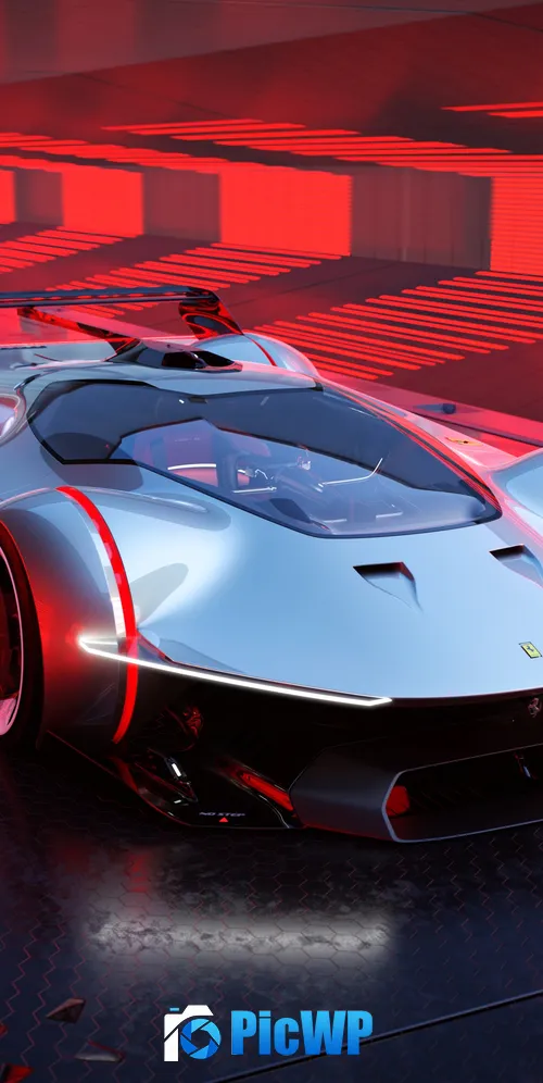 Ferrari Vision Gran Turismo Gran Turismo 7 3K Mobile Wallpaper