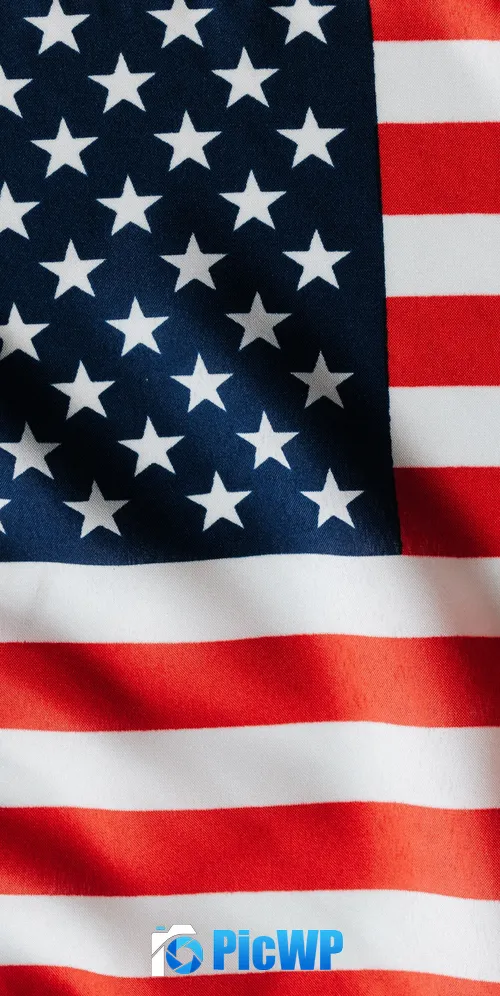 American flag 3K Mobile Wallpaper
