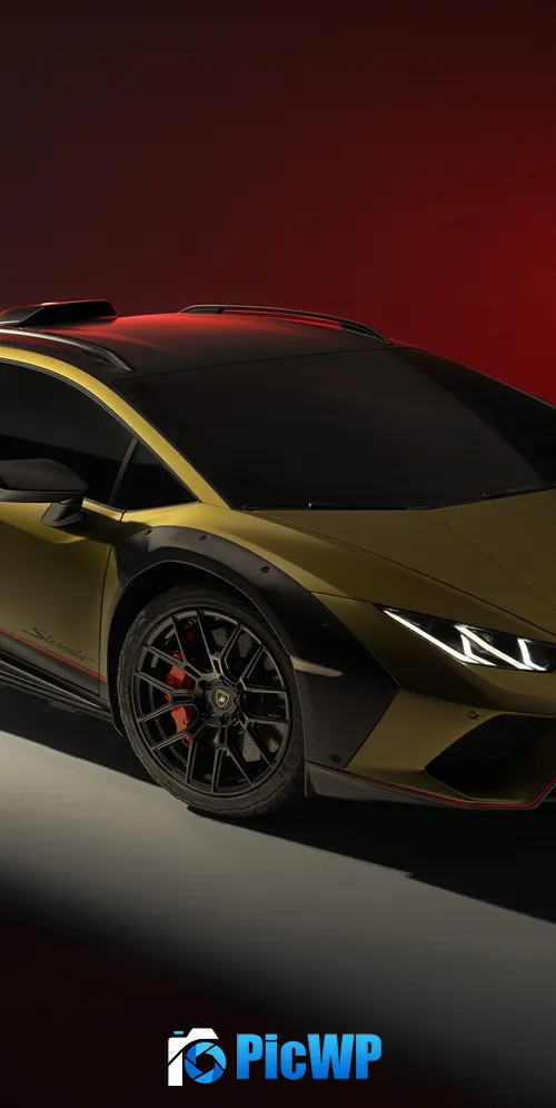 Lamborghini Huracan Sterrato Rally supercar 3K Mobile Wallpaper