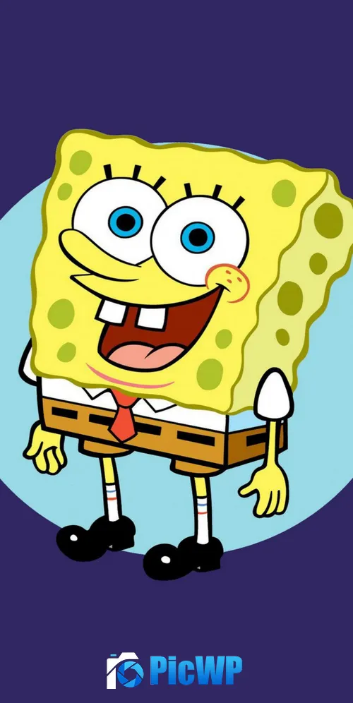 SpongeBob smiley face Aesthetic Spongebob 3K Mobile Wallpaper