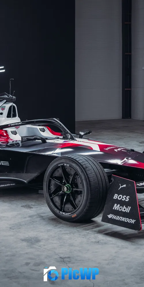 Porsche 99X Electric Formula E racing car 3K Mobile Wallpaper