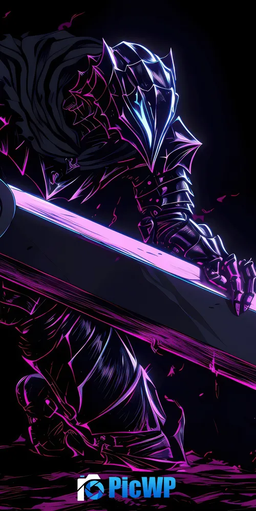 Guts (Berserk) AMOLED 3K Mobile Wallpaper