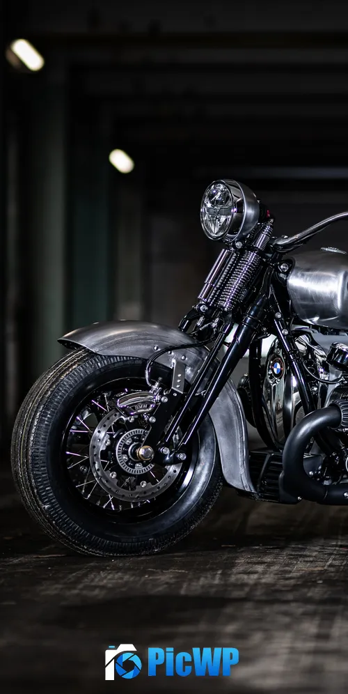 BMW R 18 Custom Black bikes 3K Mobile Wallpaper