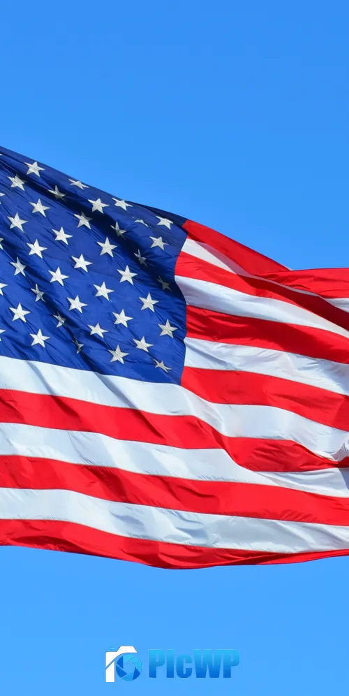 Flag of USA 3K Mobile Wallpaper