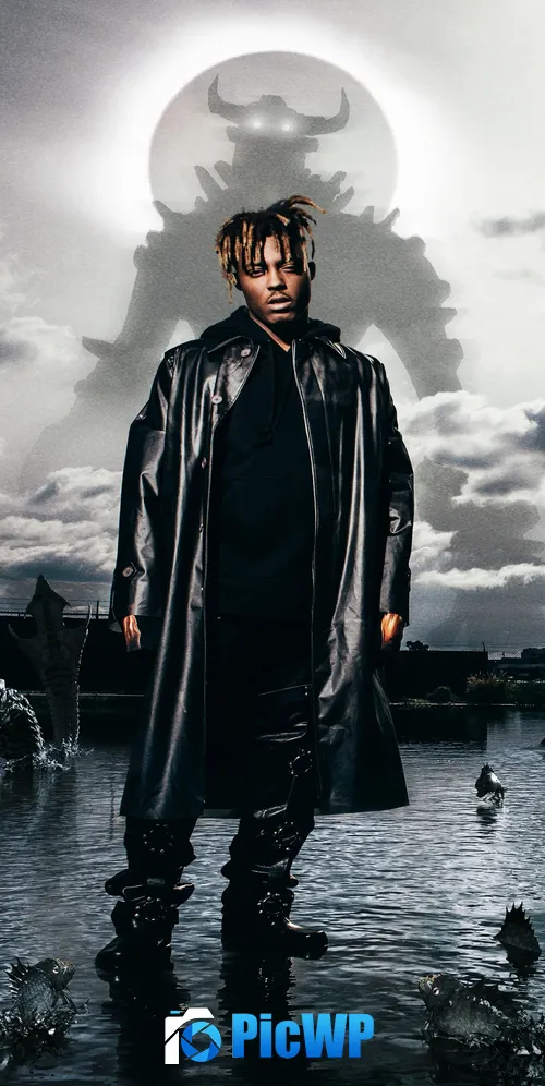 Juice Wrld Fighting Demons 3K Mobile Wallpaper