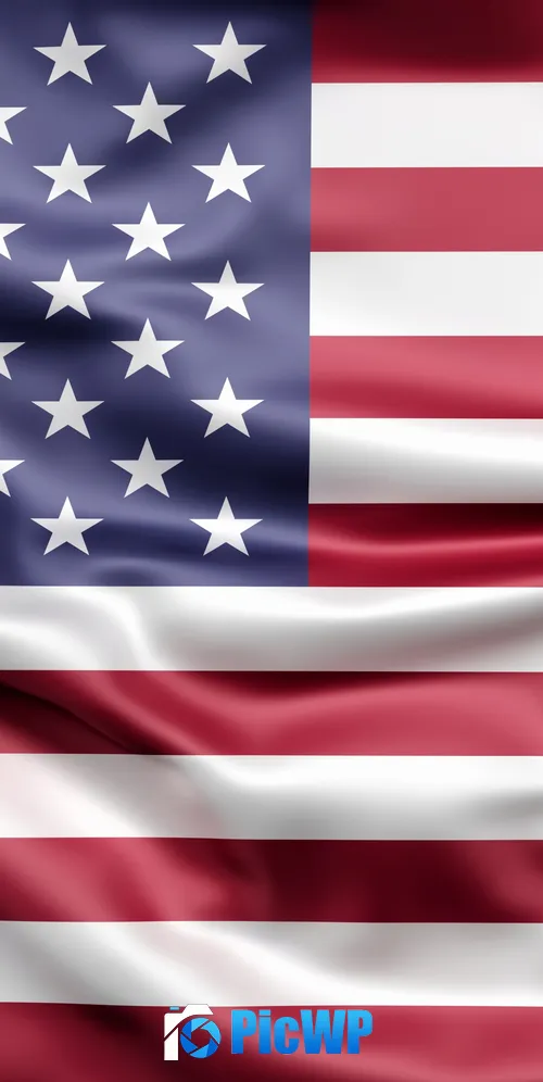 American flag Flag of USA 3K Mobile Wallpaper