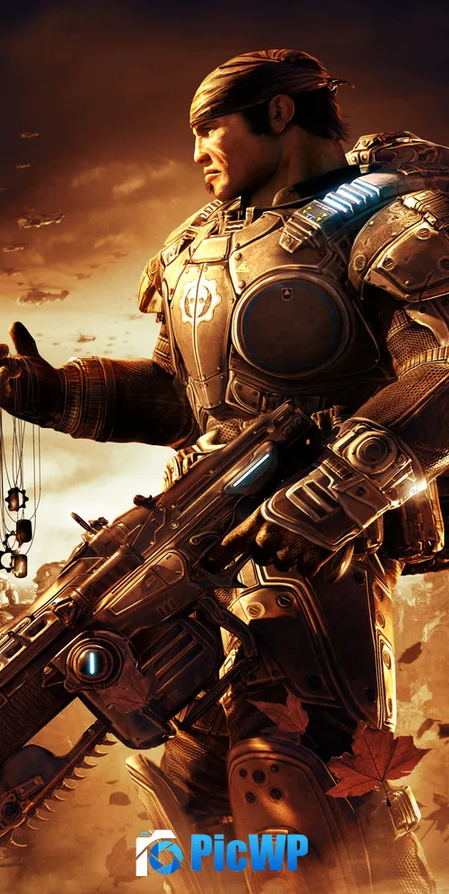 Gears of War 2 Video Game 3K Mobile Wallpaper