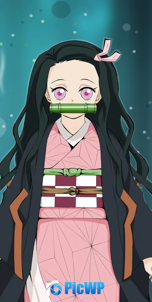 Nezuko Kamado 3K Mobile Wallpaper