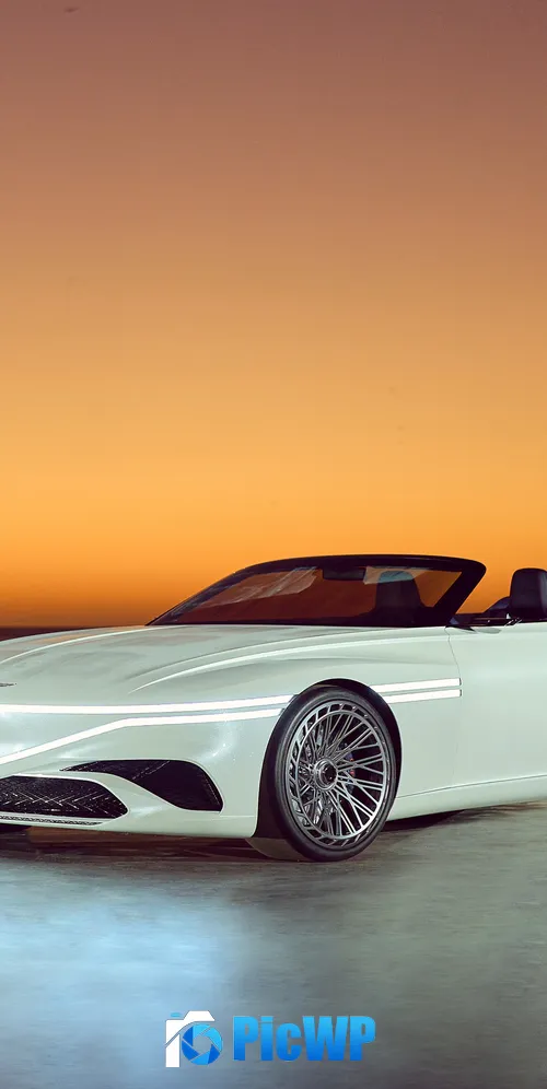 Genesis X Convertible Electric cars 3K Mobile Wallpaper