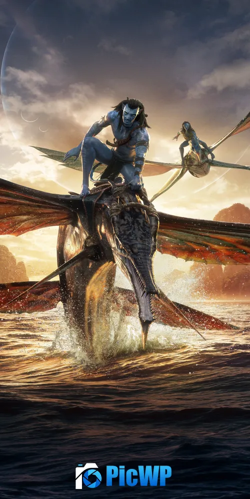 Jake Sully Neytiri 3K Mobile Wallpaper