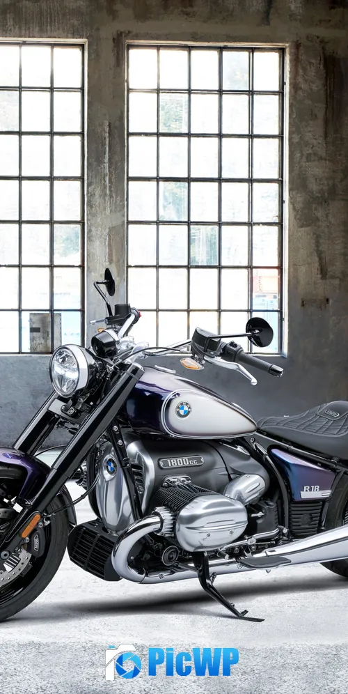 BMW R 18 with Option 719 Custom motorcycle 3K Mobile Wallpaper