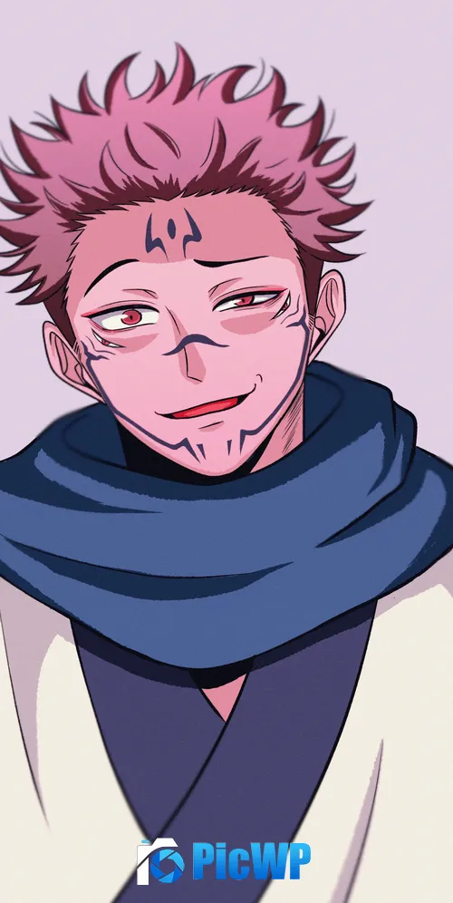 Sukuna in Jujutsu Kaisen 3K Mobile Wallpaper