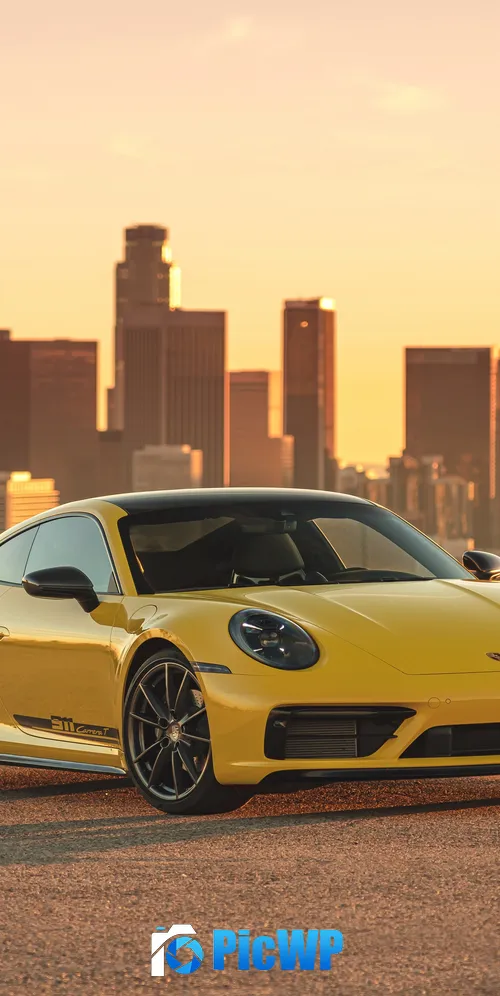Porsche 911 Carrera T 2022 3K Mobile Wallpaper