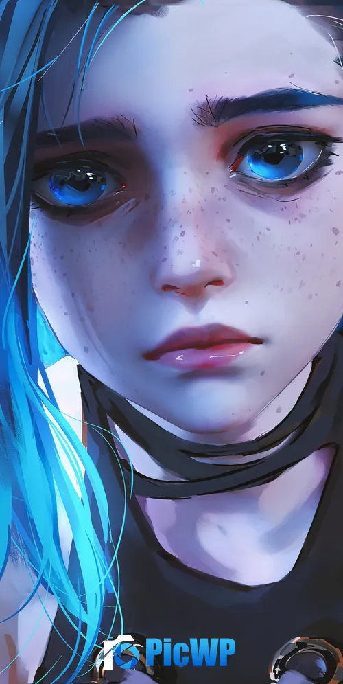 Jinx Sad 3K Mobile Wallpaper