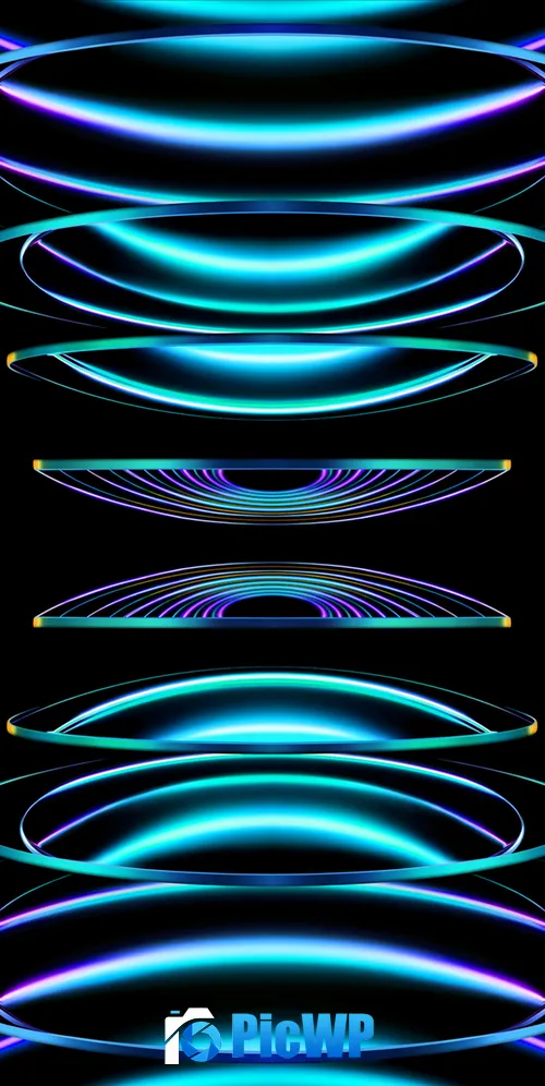 iPad Pro M2 Black background 3K Mobile Wallpaper