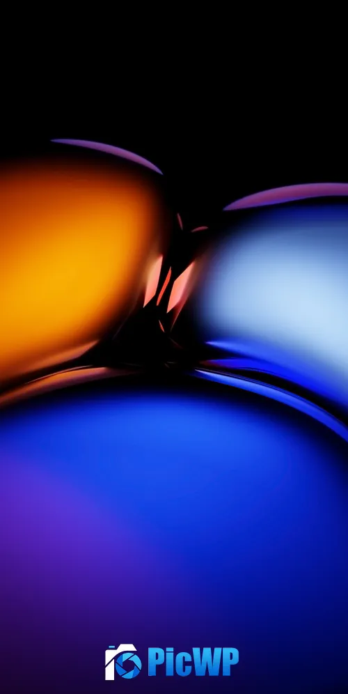 3D background Black background 3K Mobile Wallpaper