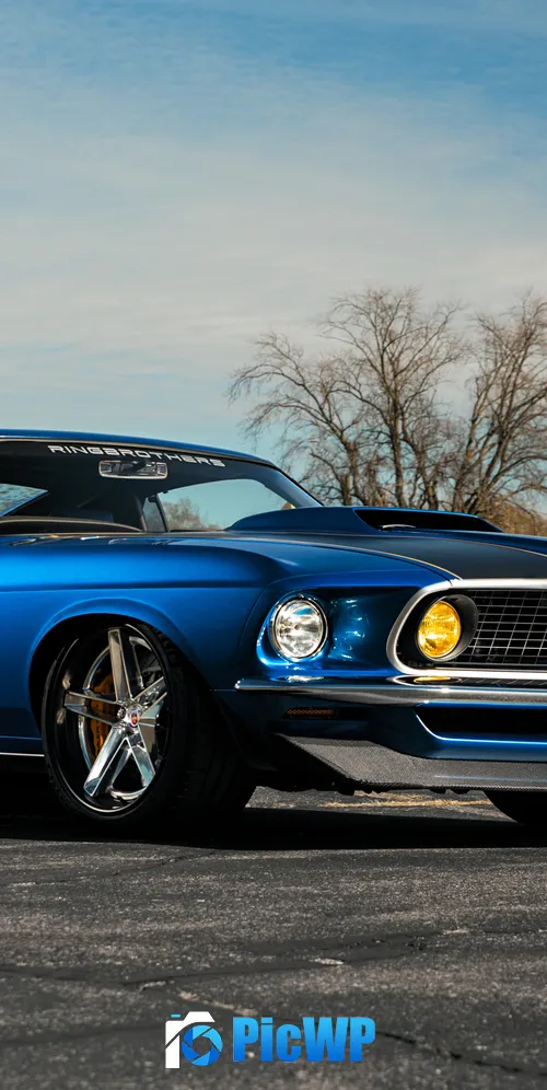 Ringbrothers 1969 Ford Mustang Mach 1 Muscle cars 3K Mobile Wallpaper