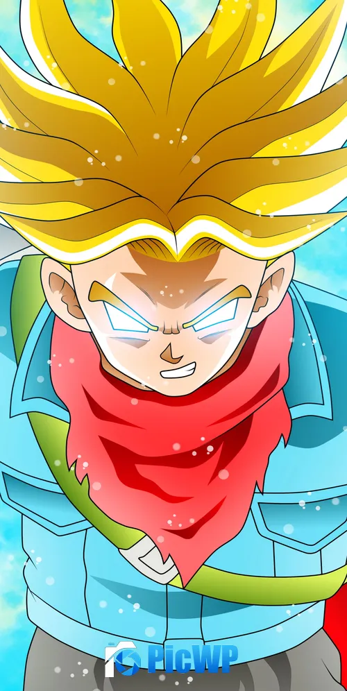 Super Saiyan Rage Trunks 3K Mobile Wallpaper