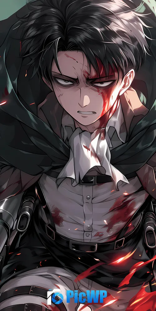 Levi Ackerman AI art 3K Mobile Wallpaper