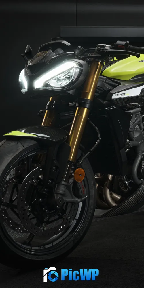 Triumph Street Triple 765 Moto2 Edition 2022 3K Mobile Wallpaper