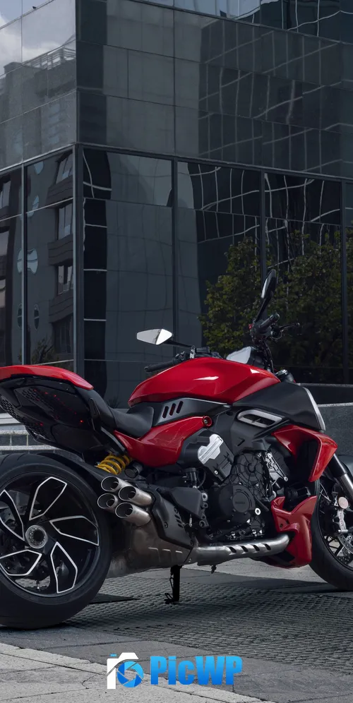 Ducati Diavel V4 Sports bikes 3K Mobile Wallpaper