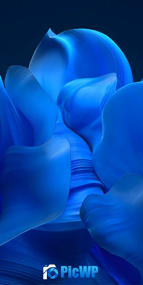 Windows 11 Blue aesthetic 3K Mobile Wallpaper