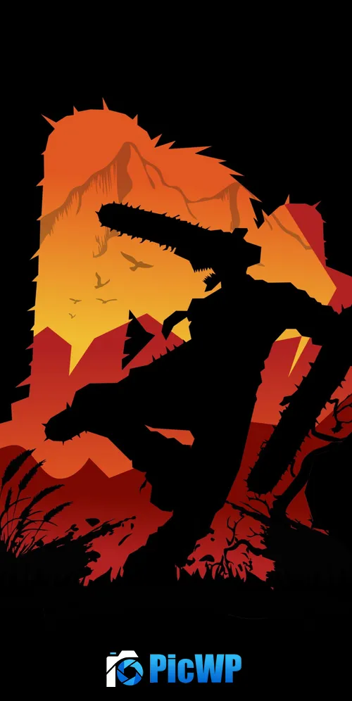 Chainsaw Man AMOLED 3K Mobile Wallpaper
