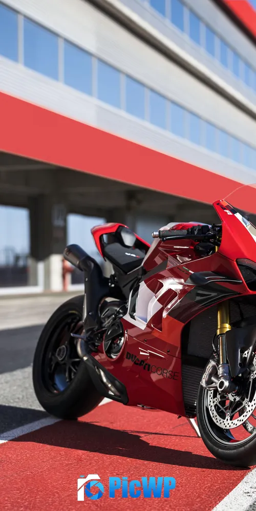 Ducati Panigale V4 R 3K Mobile Wallpaper