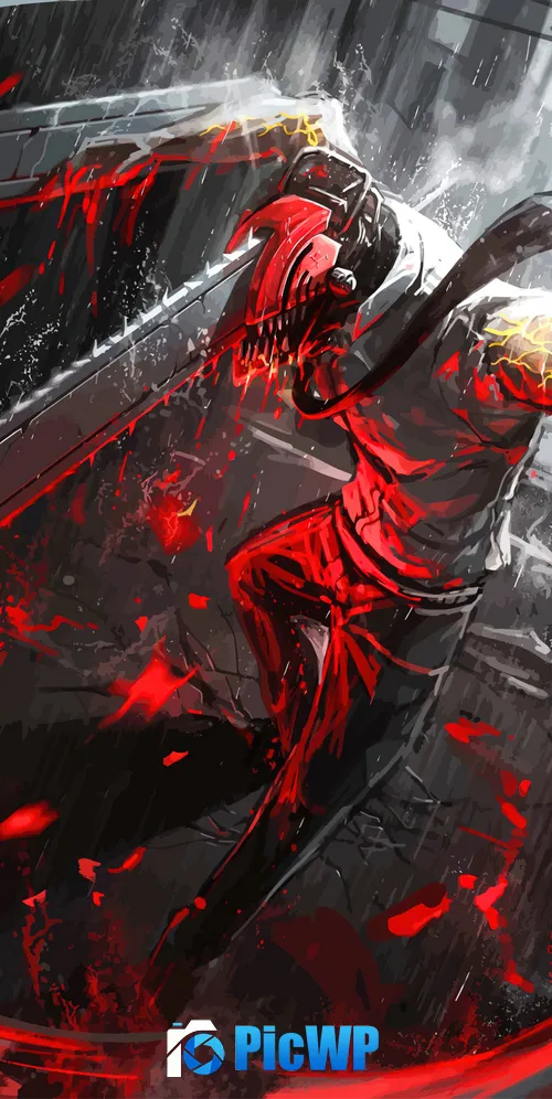 Denji Manga series 3K Mobile Wallpaper