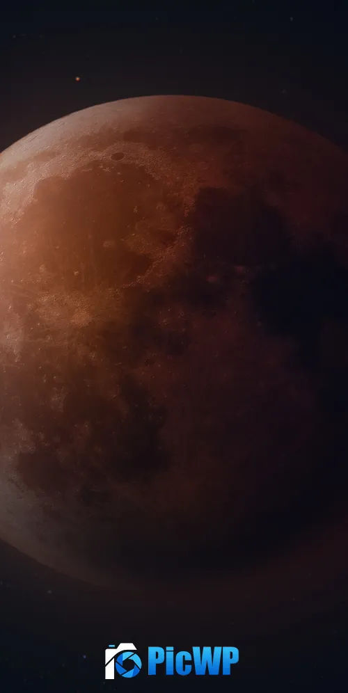 Blood Moon 3K Mobile Wallpaper