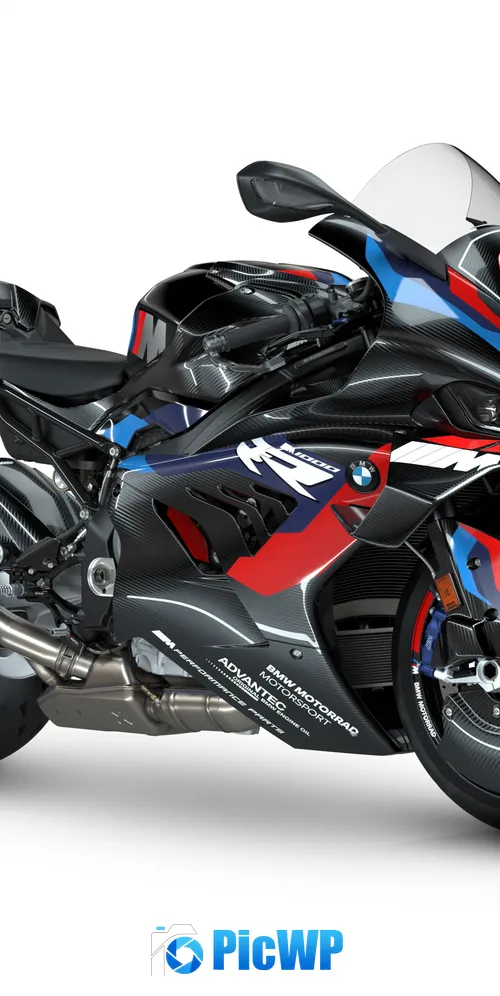 BMW M 1000 RR White background 3K Mobile Wallpaper