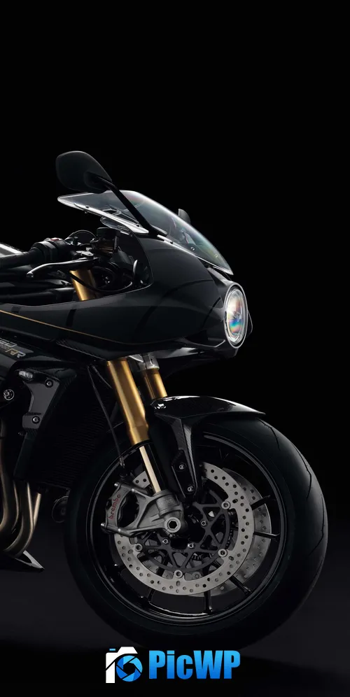 Triumph Speed Triple 1200 RR Bond Edition AMOLED 3K Mobile Wallpaper