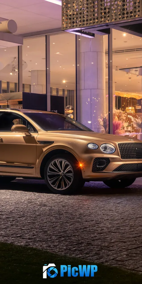 Bentley Bentayga EWB Azure 2023 3K Mobile Wallpaper