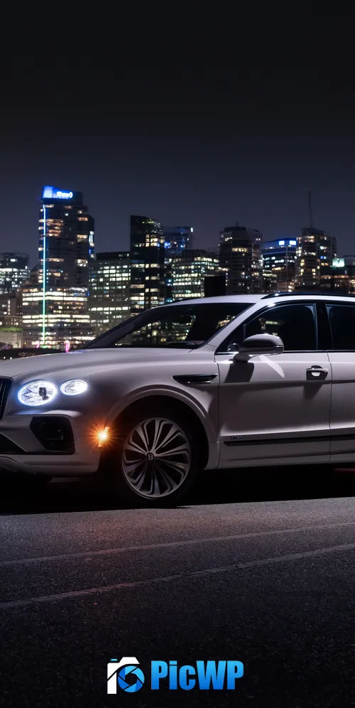 Bentley Bentayga EWB Azure 3K Mobile Wallpaper