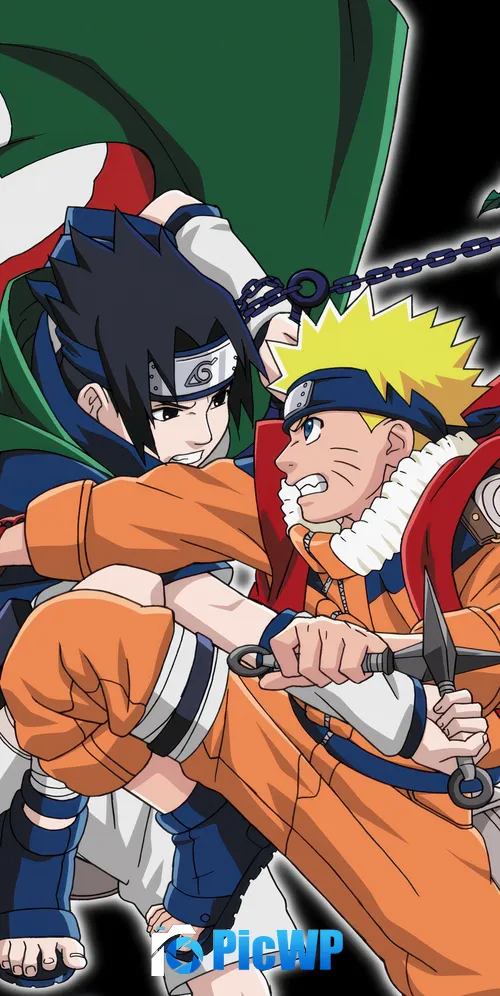 Sasuke vs Naruto Uzumaki Naruto 3K Mobile Wallpaper