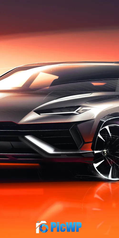 Lamborghini Urus S Concept design 3K Mobile Wallpaper