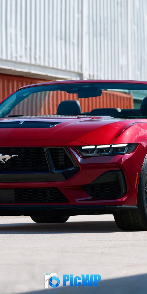Ford Mustang GT Convertible 3K Mobile Wallpaper