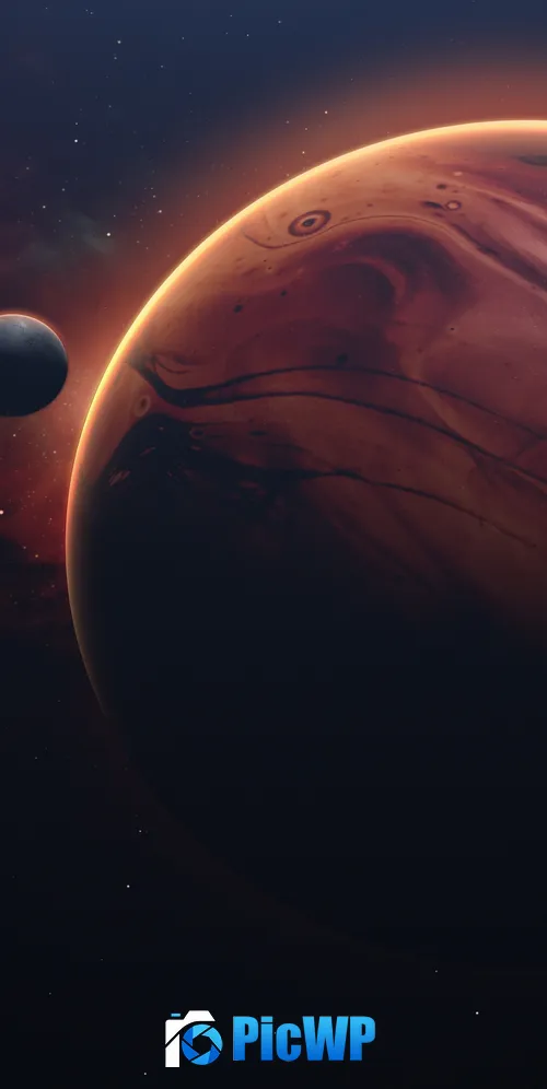 Solarus planet Red planet 3K Mobile Wallpaper