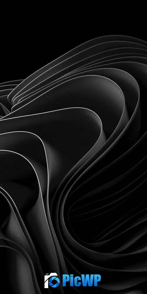 Windows 11 AMOLED 3K Mobile Wallpaper